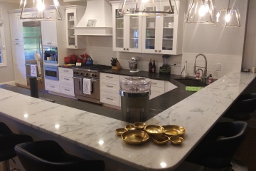 Granite - titanium and Marble White Shadow