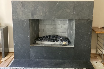 fireplace Marrom Amarula Granite