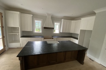 leathered titanium Granite  Island